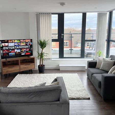 Luxury York Minster Penthouse - Free Gym & Parking Leilighet Eksteriør bilde