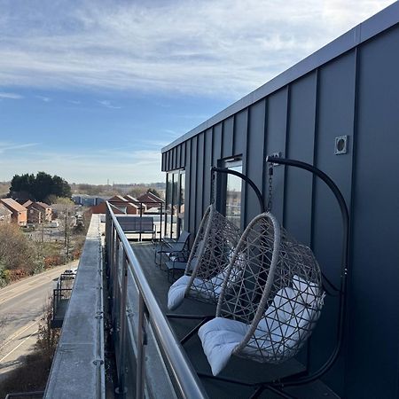 Luxury York Minster Penthouse - Free Gym & Parking Leilighet Eksteriør bilde