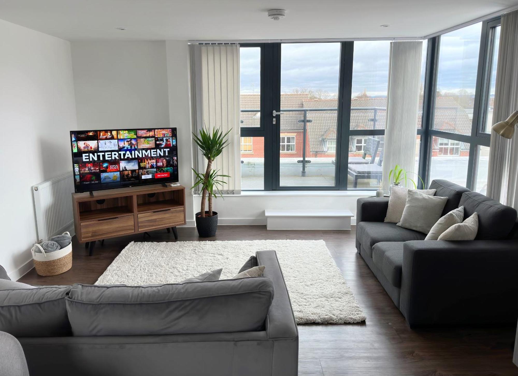 Luxury York Minster Penthouse - Free Gym & Parking Leilighet Eksteriør bilde