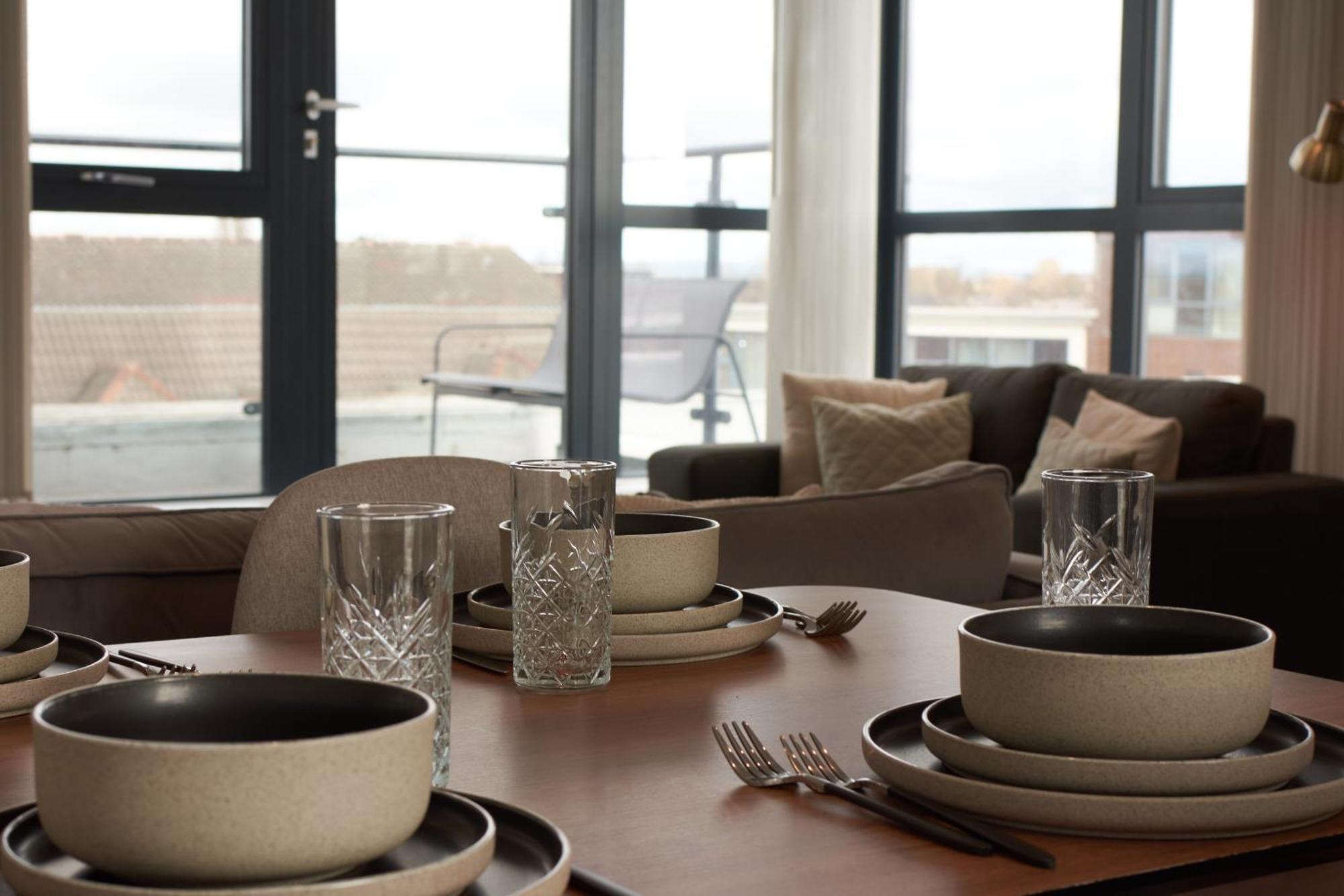 Luxury York Minster Penthouse - Free Gym & Parking Leilighet Eksteriør bilde