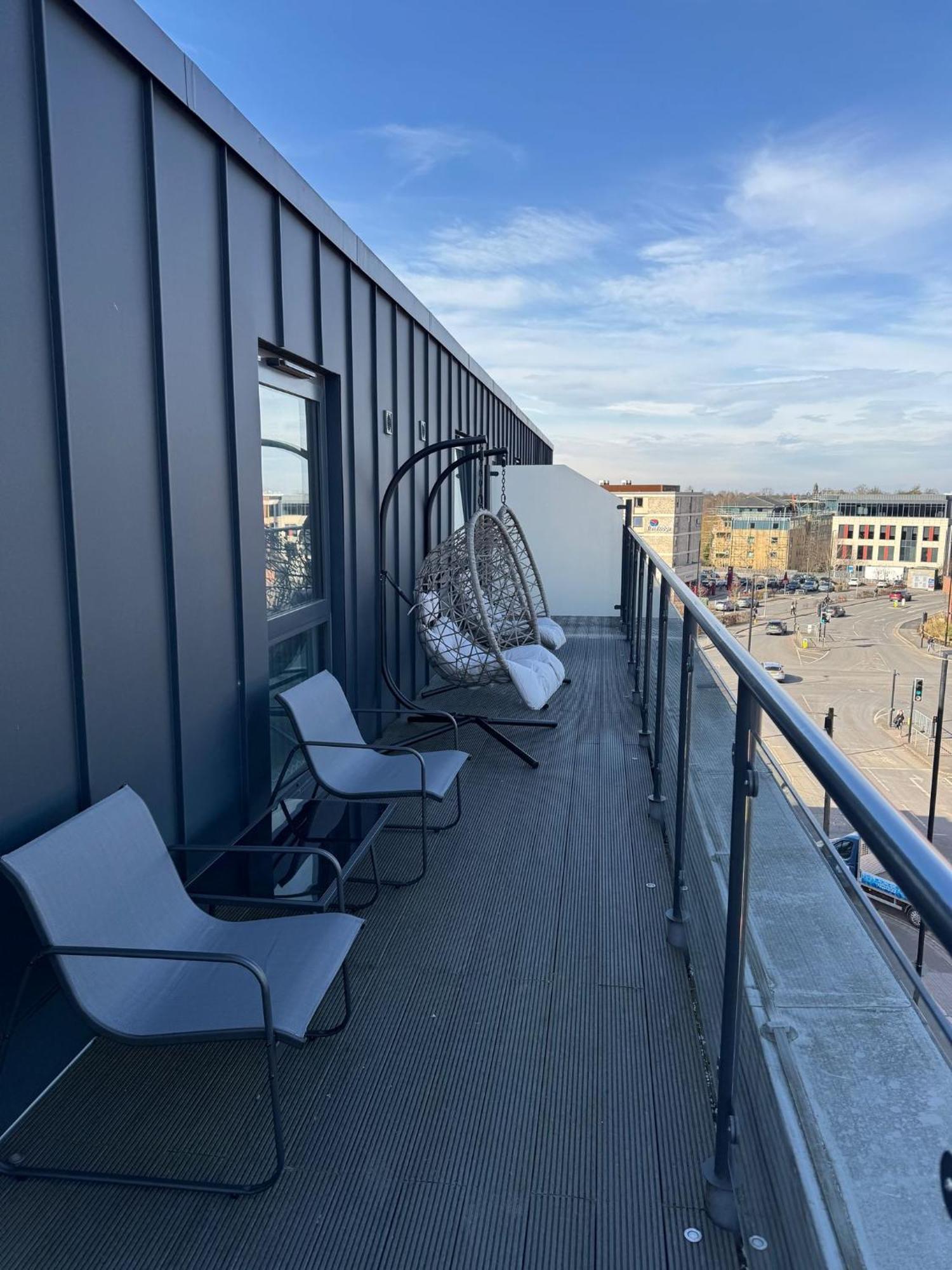 Luxury York Minster Penthouse - Free Gym & Parking Leilighet Eksteriør bilde
